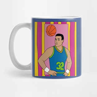 Retro Basketball Player Hobby Mug